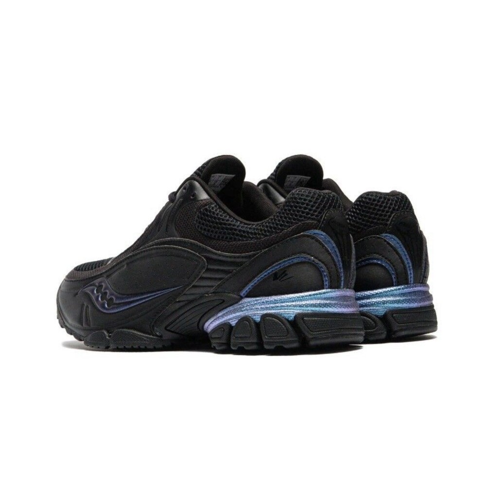 Saucony Progrid V2 Black Night Sky Men Lifestyle Casual Shoes Sneakers S71023-4 - Picture 3 of 5